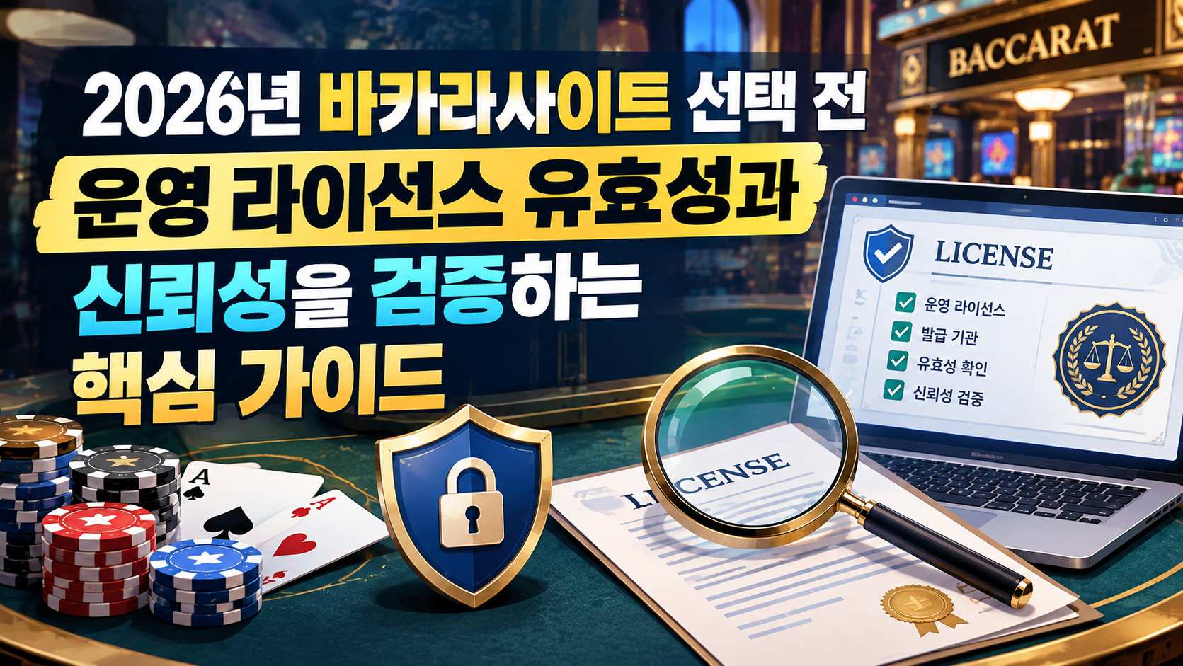 A 2026 Guide to Verifying the Validity and Credibility of Baccarat Site Operating Licenses